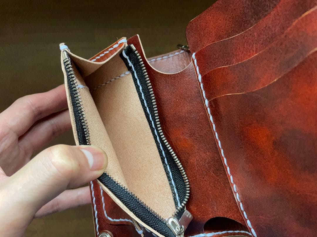 ミドルトラッカーウォレット 姫路レザー