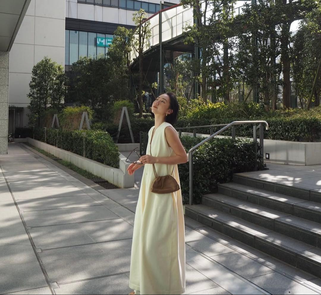 nao☆新品☆etretokyoフロントボタンニットオールインワン