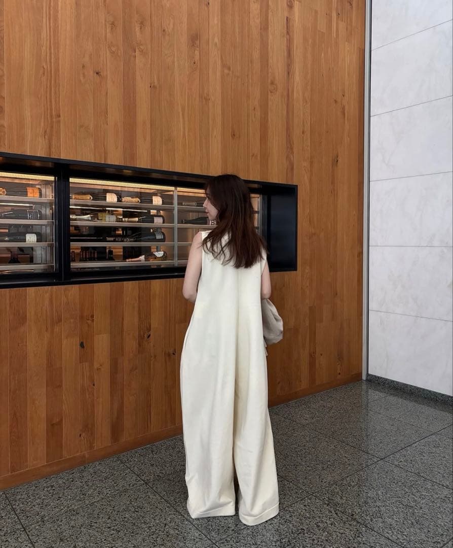 nao☆新品☆etretokyoフロントボタンニットオールインワン