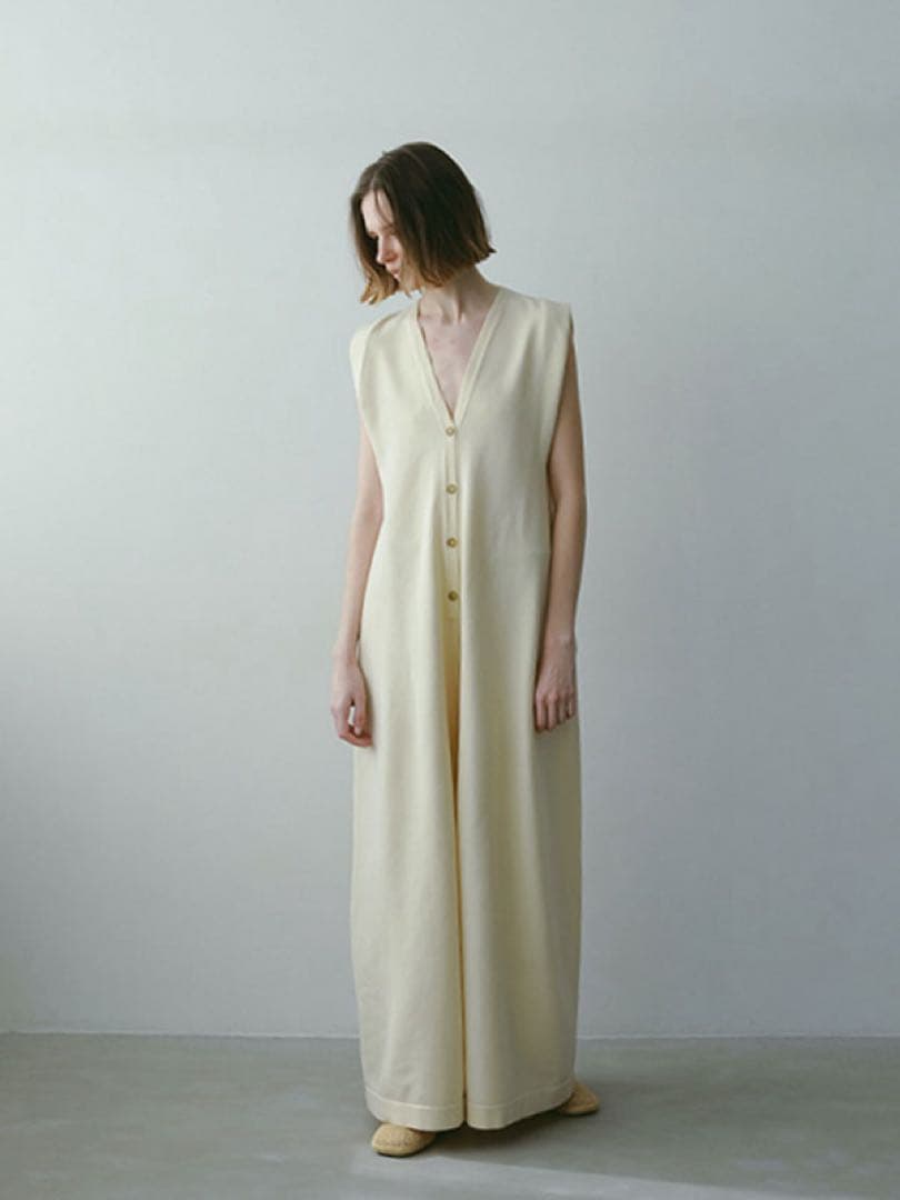 nao☆新品☆etretokyoフロントボタンニットオールインワン