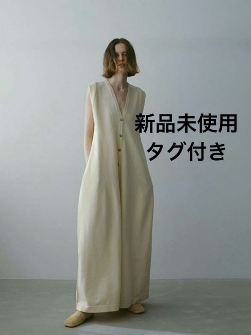 nao☆新品☆etretokyoフロントボタンニットオールインワン