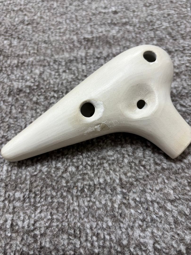 [希少]CANTATEオカリナEXシリーズcolors ホワイト　2G(SG管)