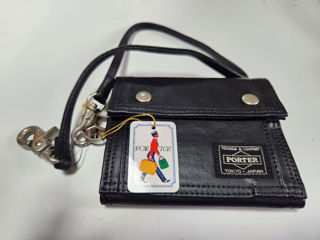 PORTER 三つ折り財布 ブラック 日本製新品未使用