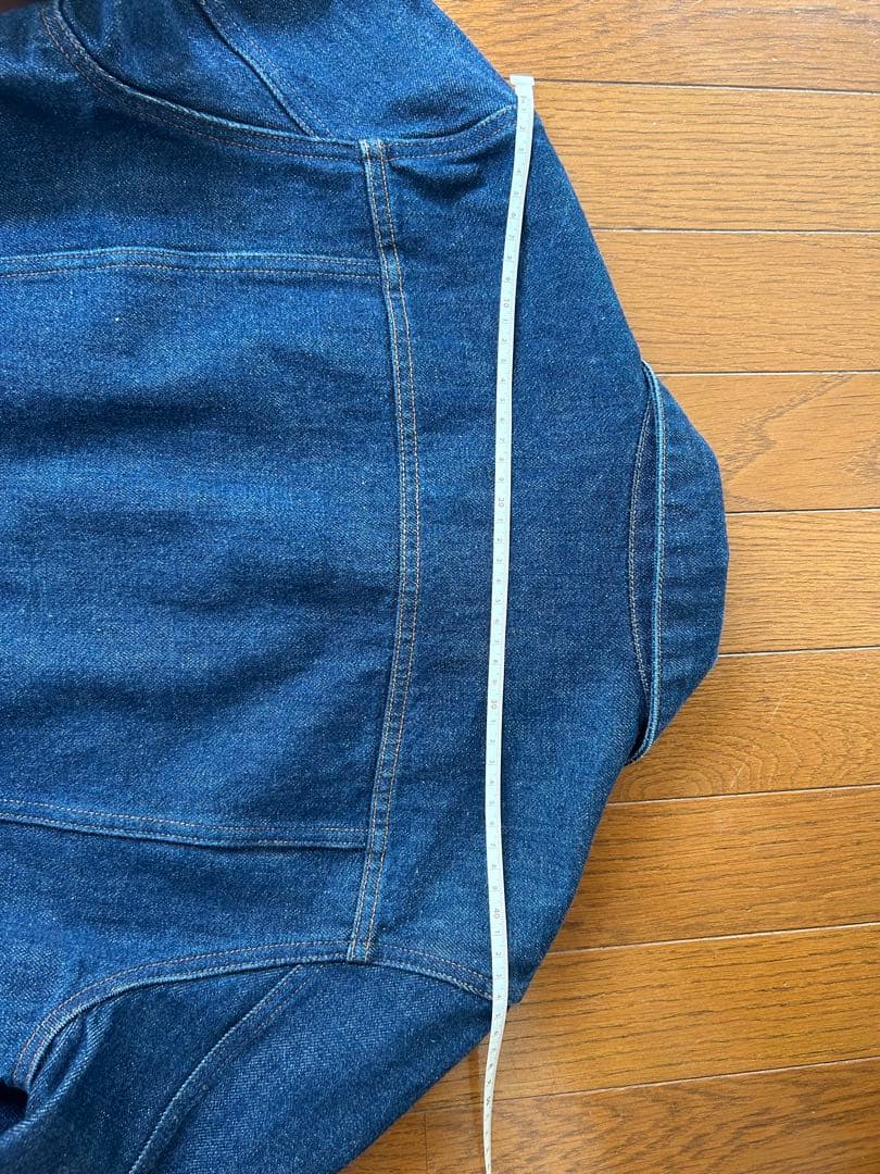 美品濃紺APCアーペーセー2ndセカンドトラッカージャケットジージャンL