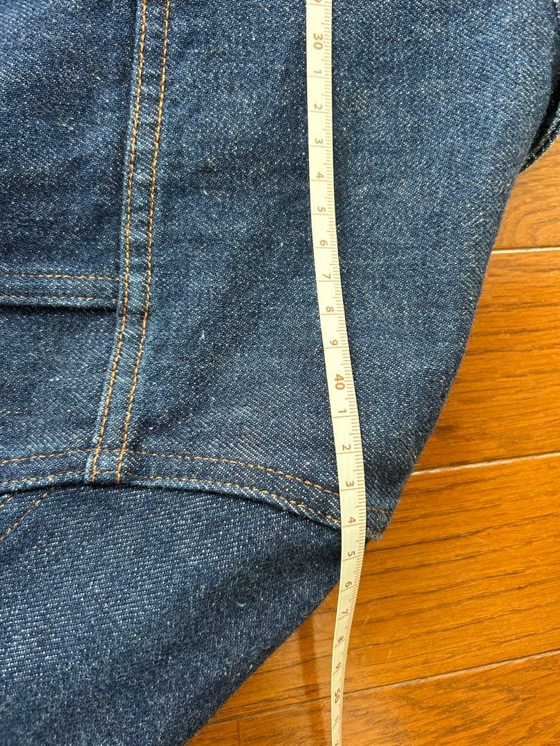 美品濃紺APCアーペーセー2ndセカンドトラッカージャケットジージャンL