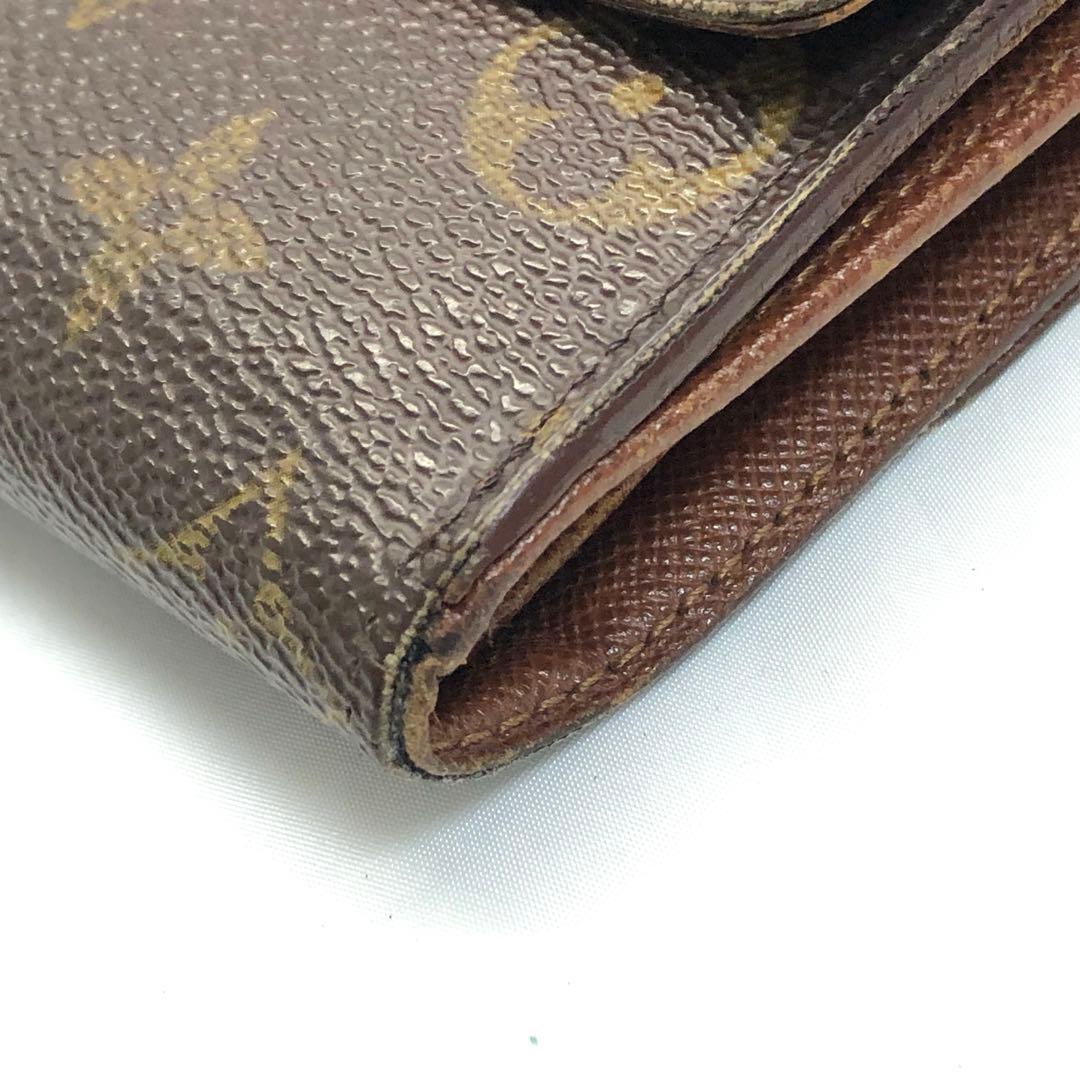 LOUIS VUITTON ヴィトン　モノグラム　三つ折り　財布