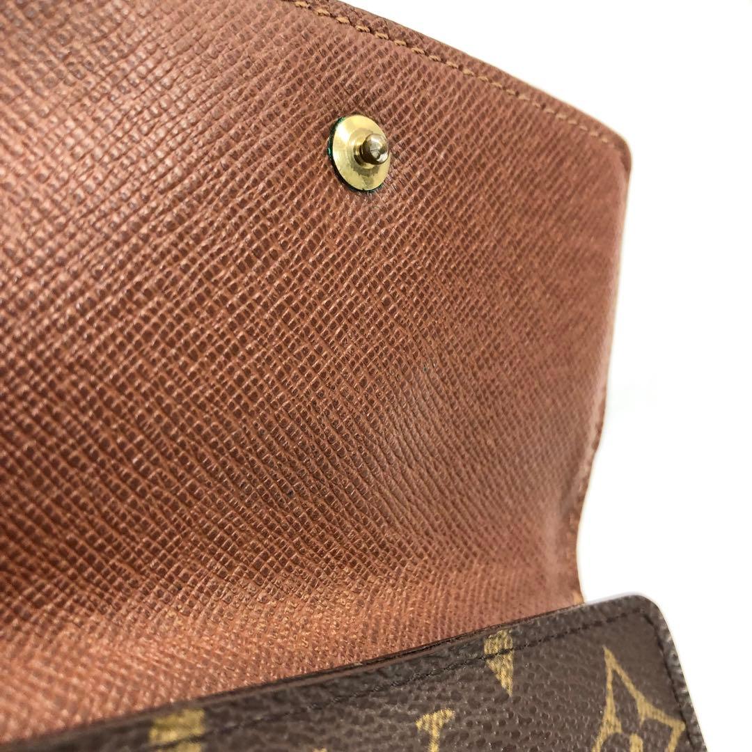 LOUIS VUITTON ヴィトン　モノグラム　三つ折り　財布