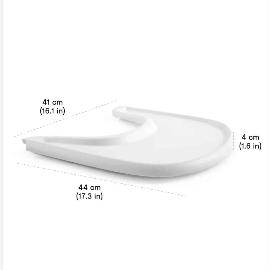 新品未使用！STOKKE トリップトラップトレイ　ストームグレー