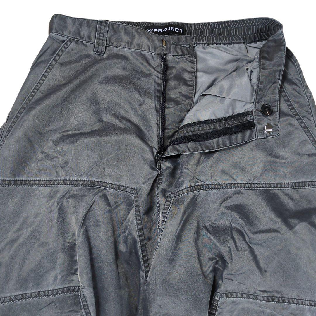 【美品】Y/PROJECT ロゴ刺繍 パイロットカーゴ ワイドパンツ