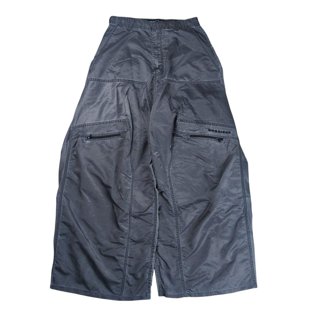 【美品】Y/PROJECT ロゴ刺繍 パイロットカーゴ ワイドパンツ