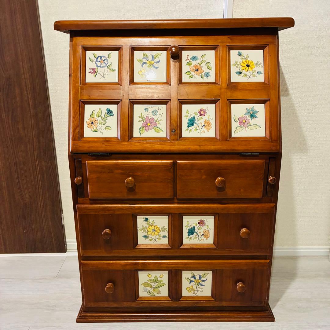 スペイン家具 Actus バレンシア パイン材 ライティングビューロー ライ