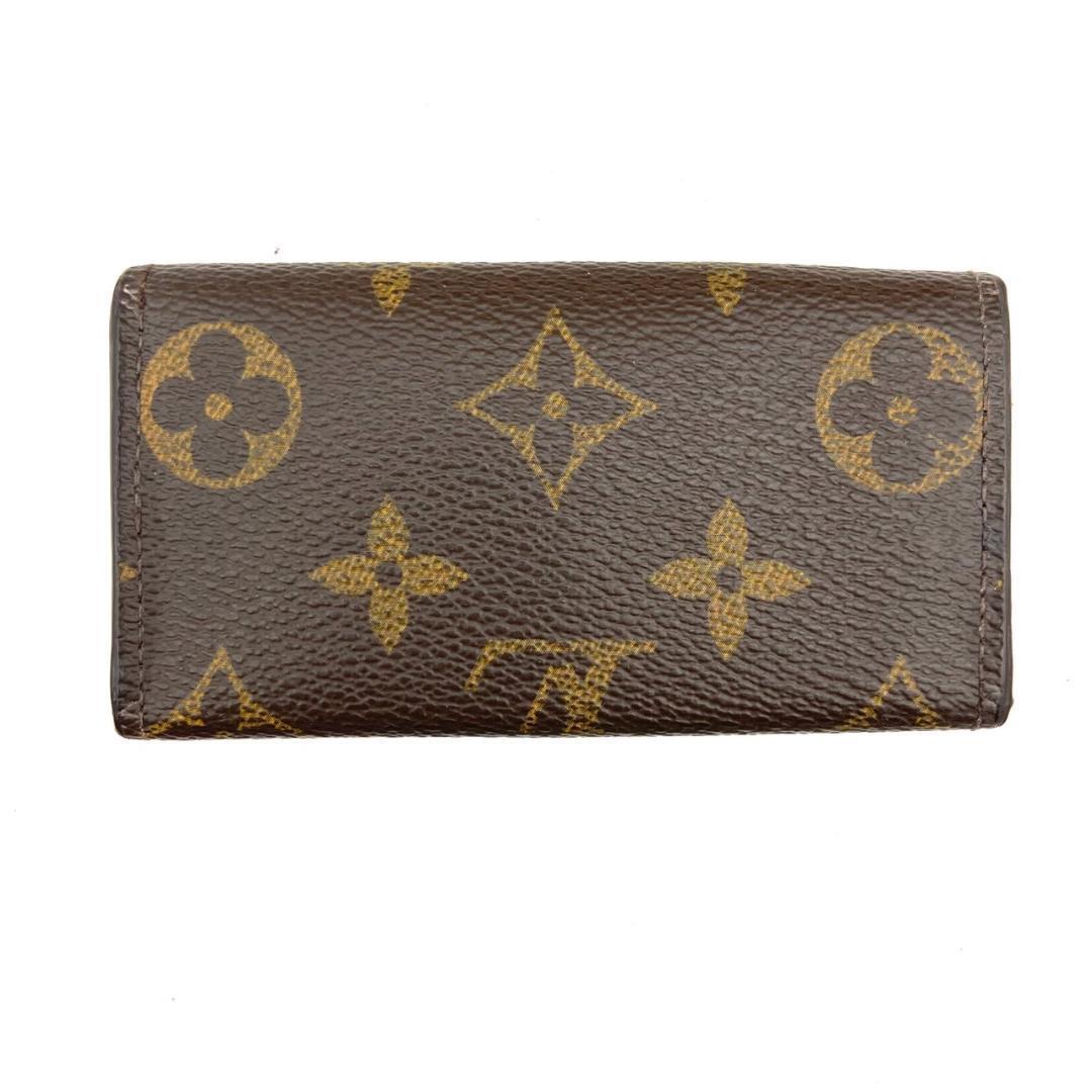 【極美品】ルイヴィトン キーケース モノグラム ミュルティクレ4　ブラウン