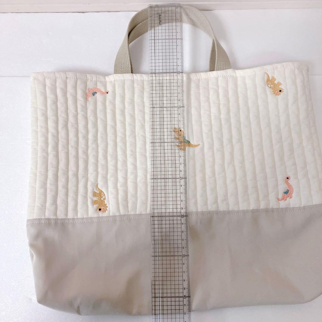 レッスンバッグ 上履き入れ　体操服袋　巾着　箸箱袋　ヌビ　恐竜刺繍