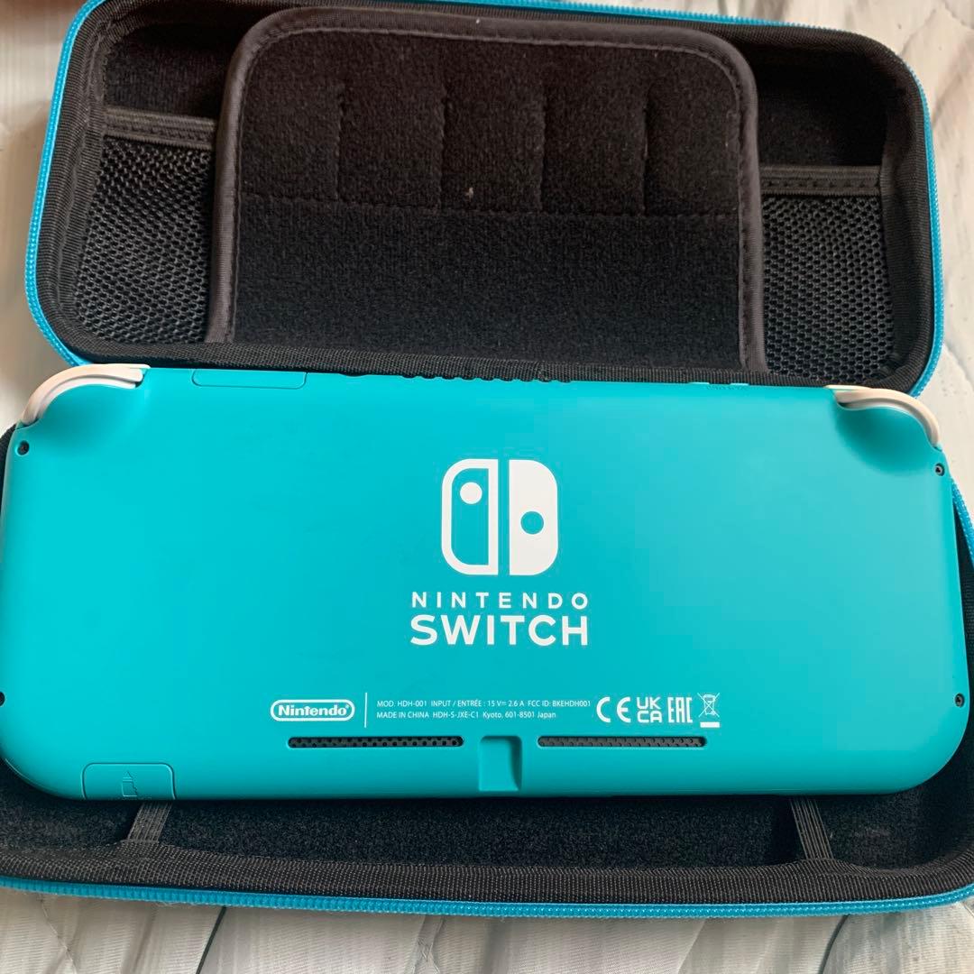 Nintendo Switch Lite 水色 本体+ケース