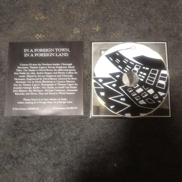 洋楽 Current 93/In a Foreign Town