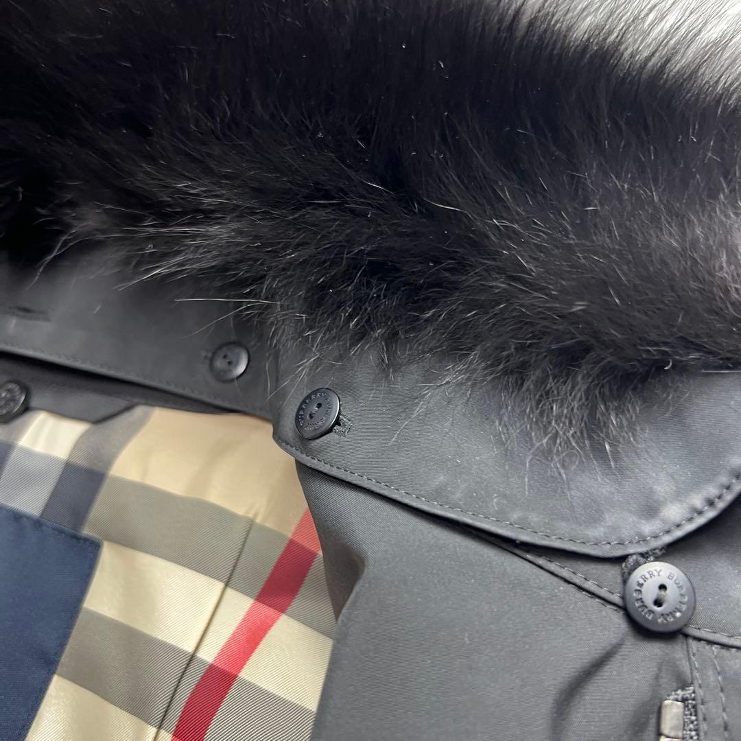美品♡バーバリーロンドン　5way フォックスファー　ダウンコート　黒　M 38