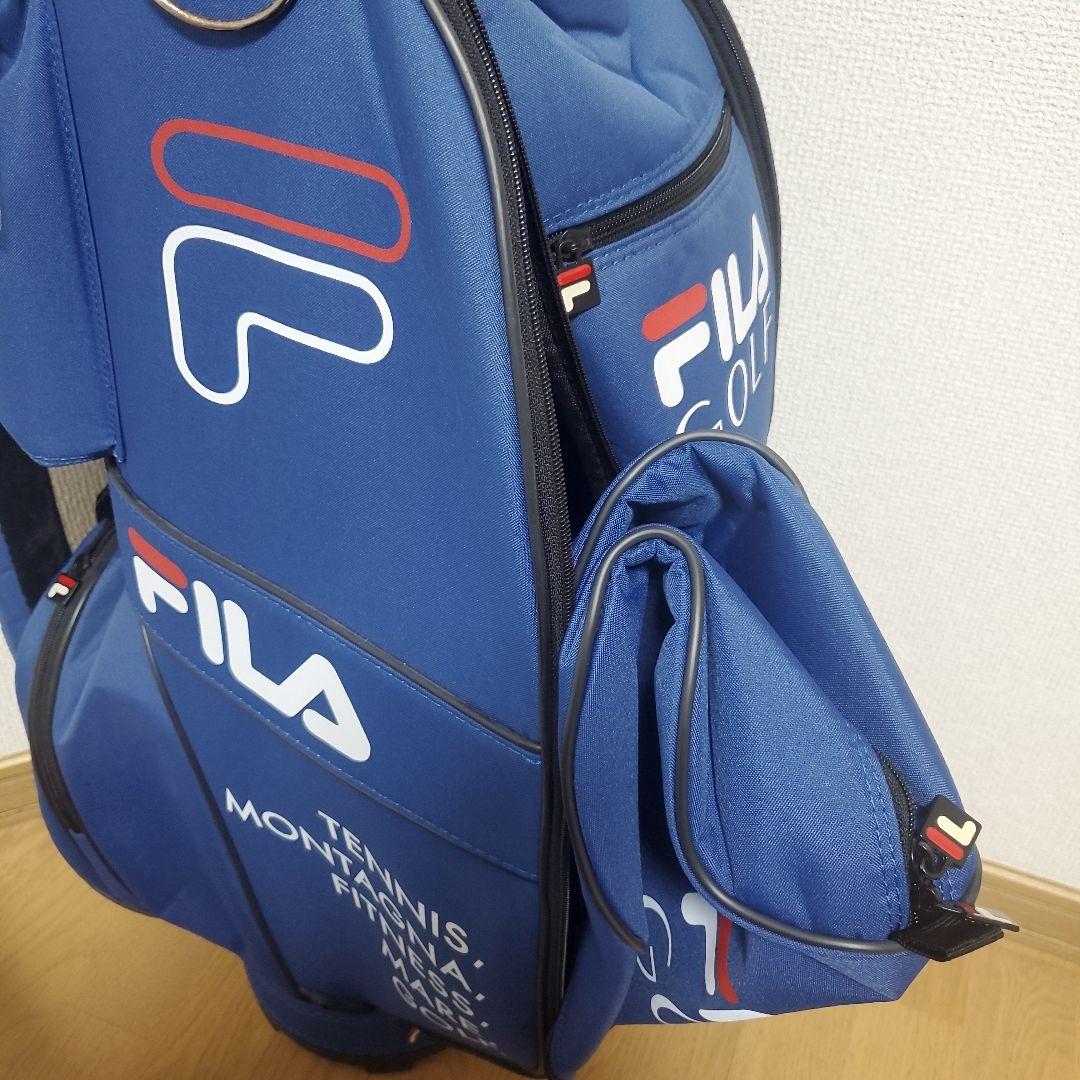 【新品タグ付き】FILA GOLF ゴルフバッグ 8.25インチ 青
