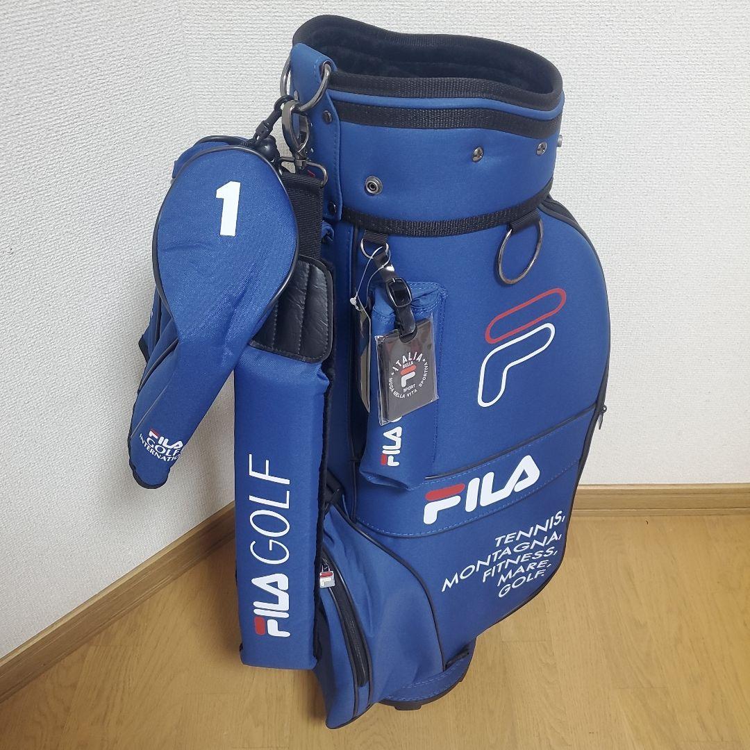 【新品タグ付き】FILA GOLF ゴルフバッグ 8.25インチ 青