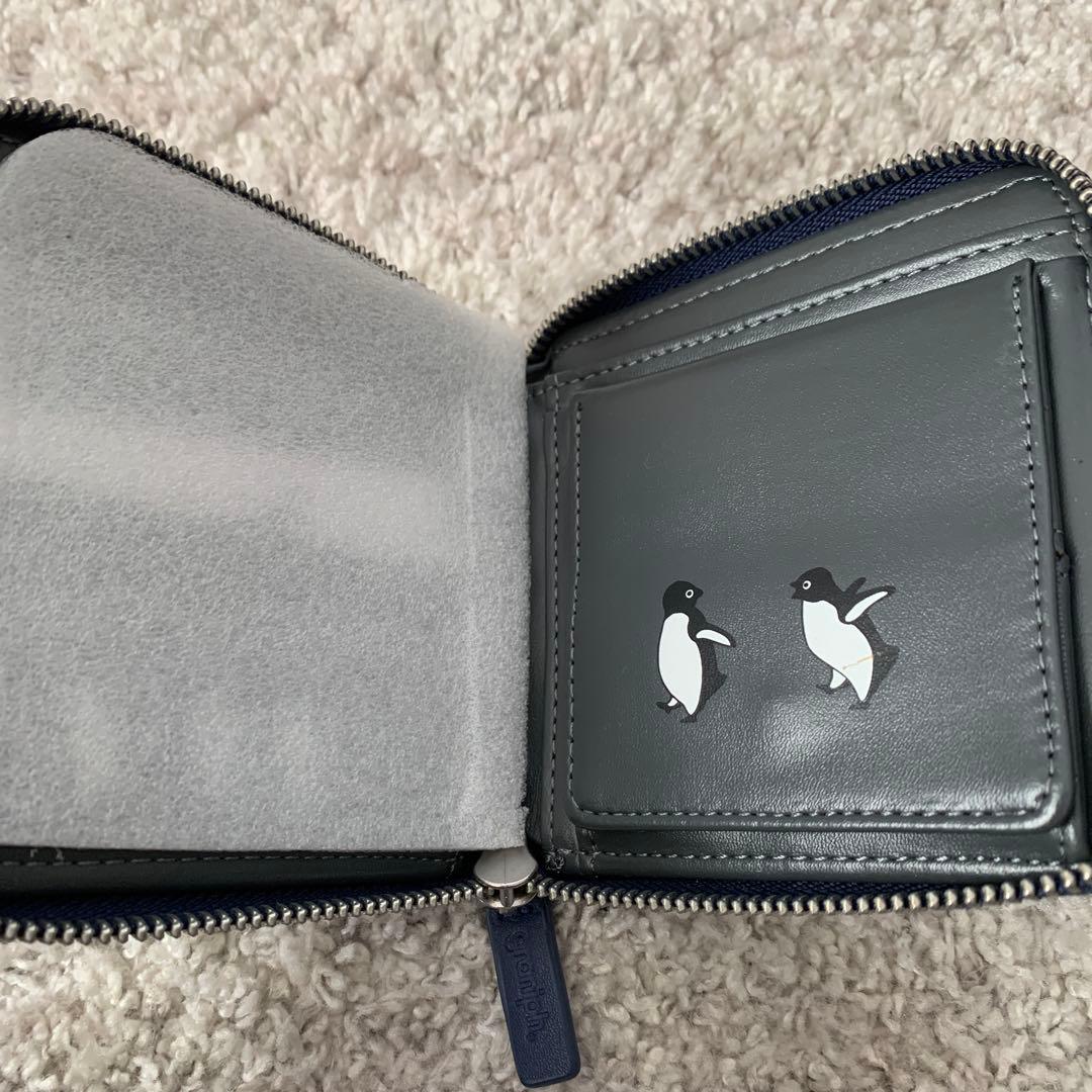 も*⭐様 グラニフ　さかざきちはる ペンギン　ジップウォレット　財布　スイカ　S