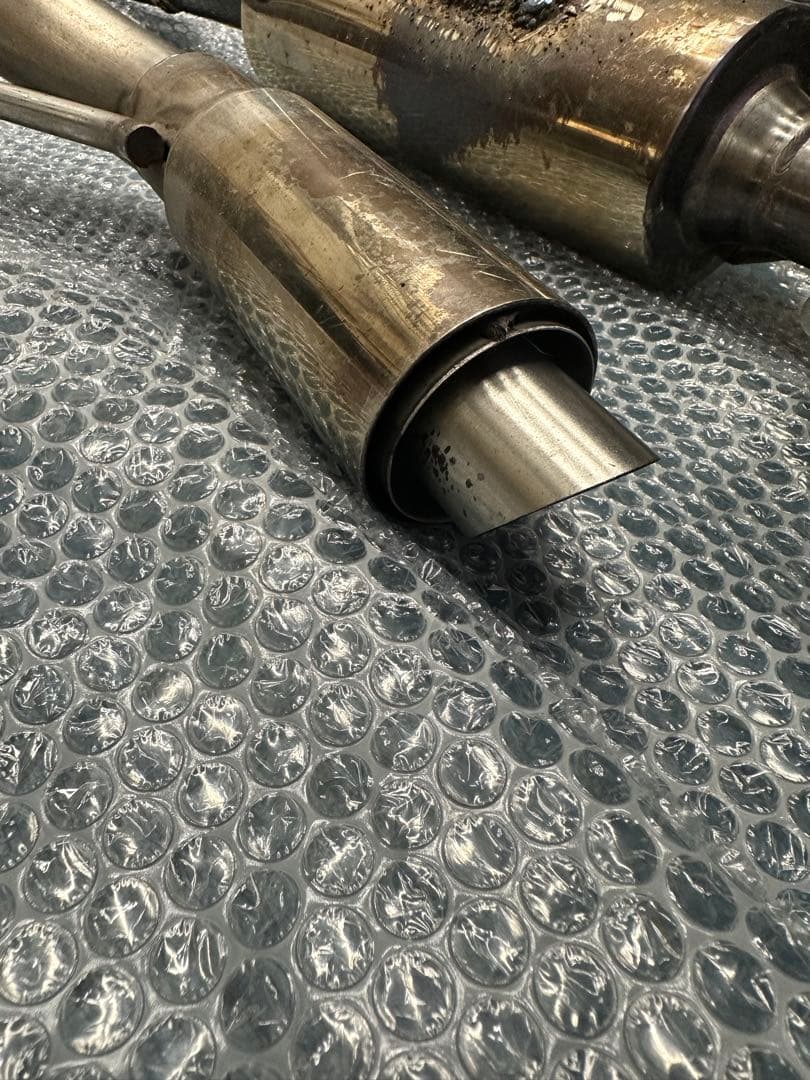 2*ァ様 DA64V用 フルストレートマフラー 加工品 カスタム 爆音 サイレン