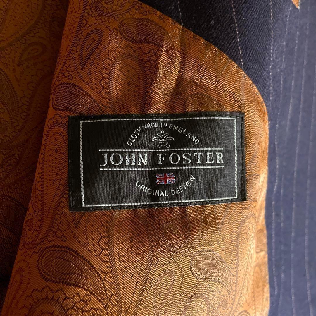 英国製 極上ウール ダブルブレストスーツ × LOUIS VUITTONネクタイ