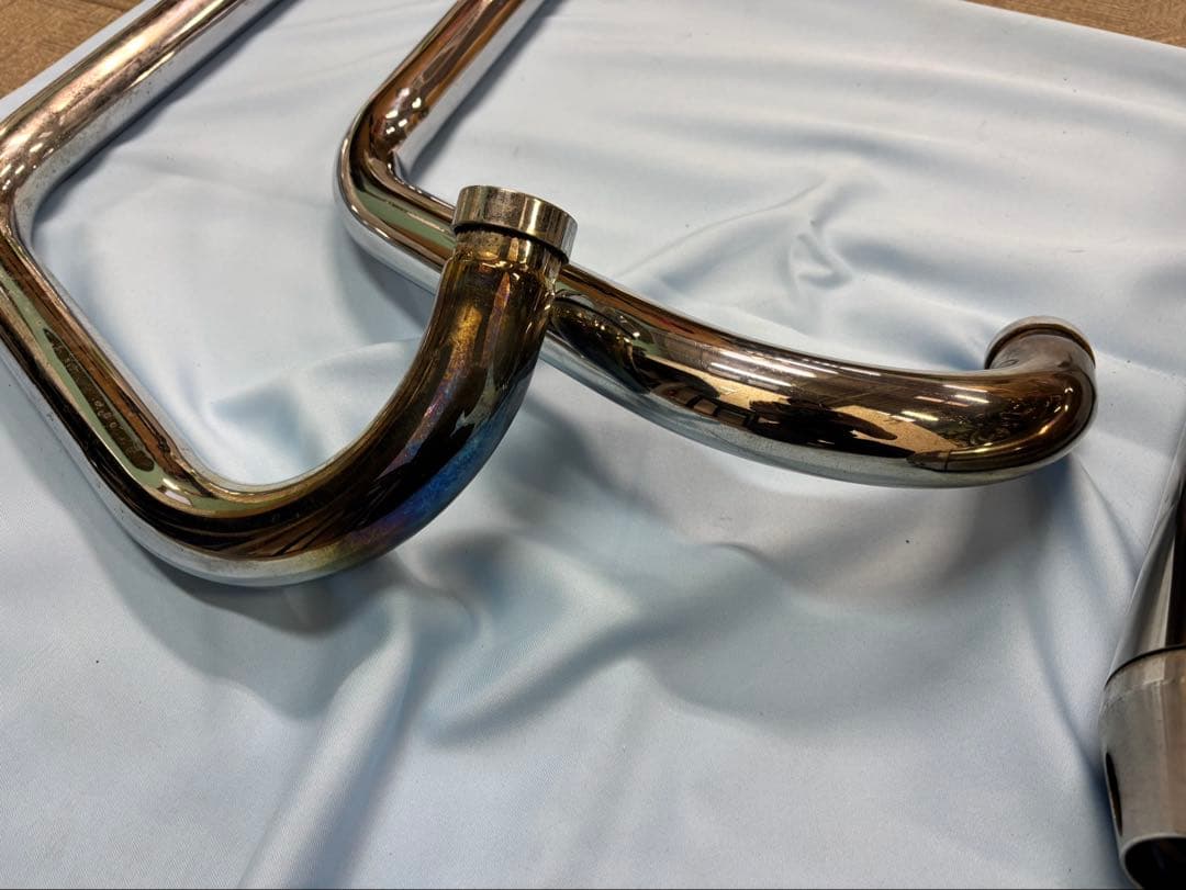 W650 社外マフラー左右セット エキパイ付 メーカー不明