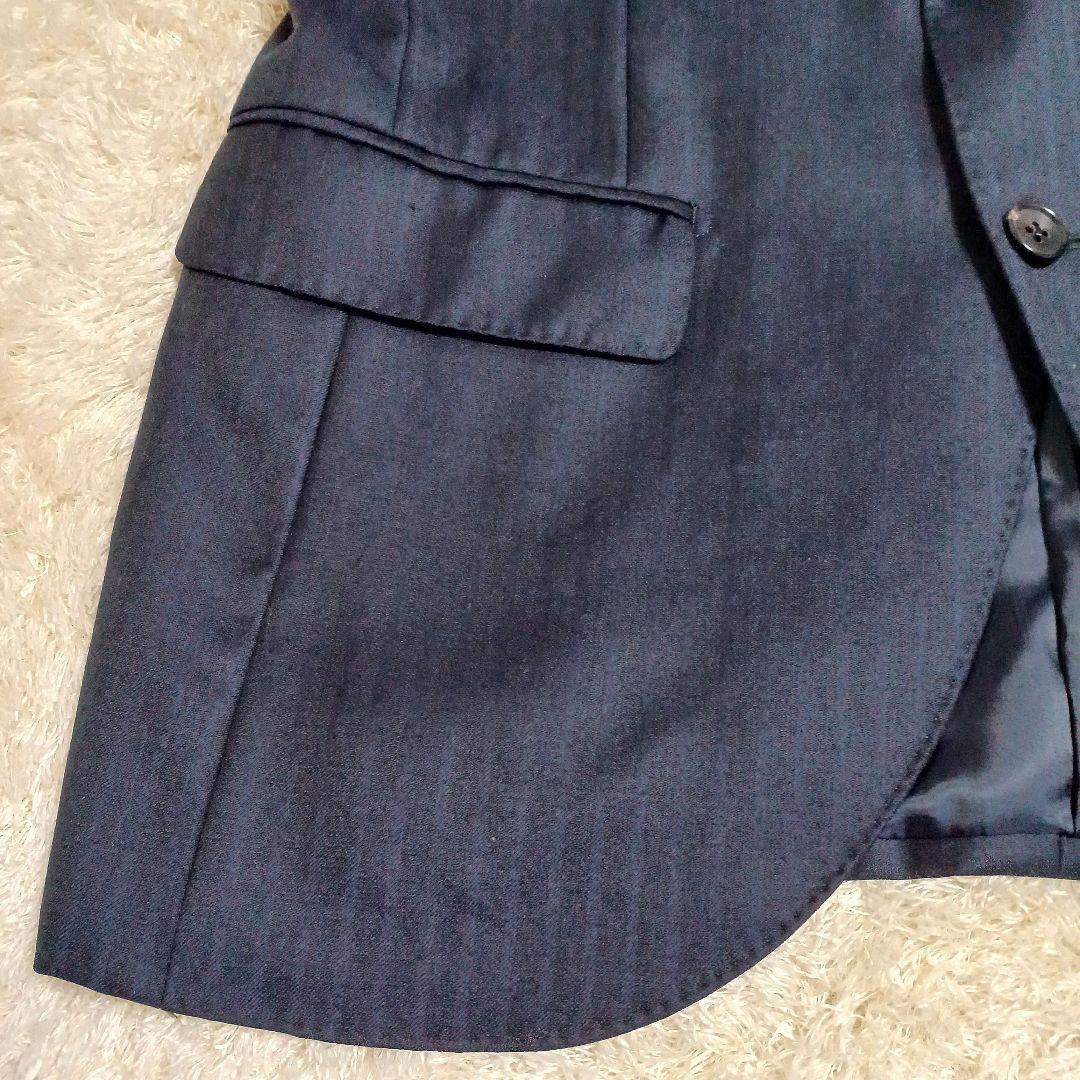 ​【極上生地】ゼニアセットアップスーツ XL ELECTA ウール100% 美品