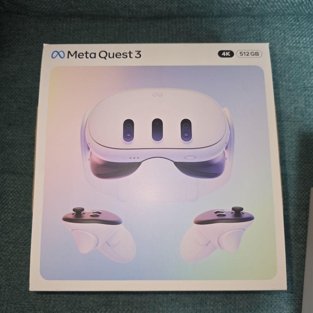  Quest 3 512GB VRヘッドセット + H4 Boost
