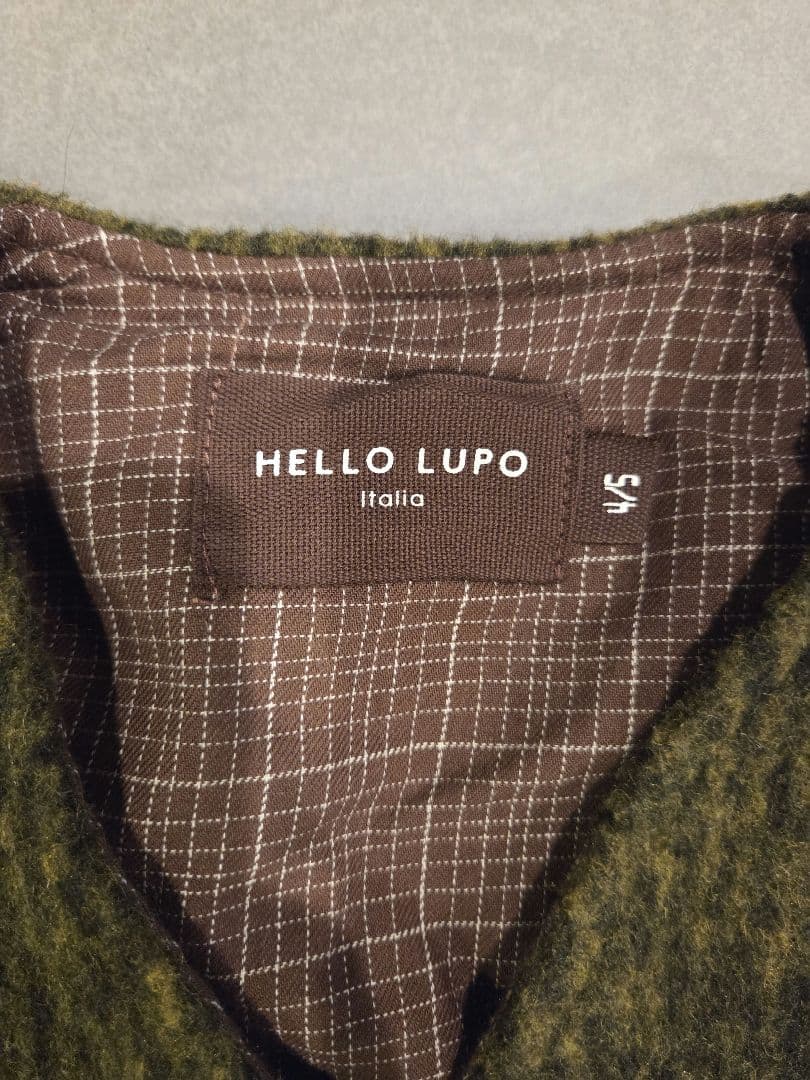 HELLO LUPO 着物コート グリーン 4-5y