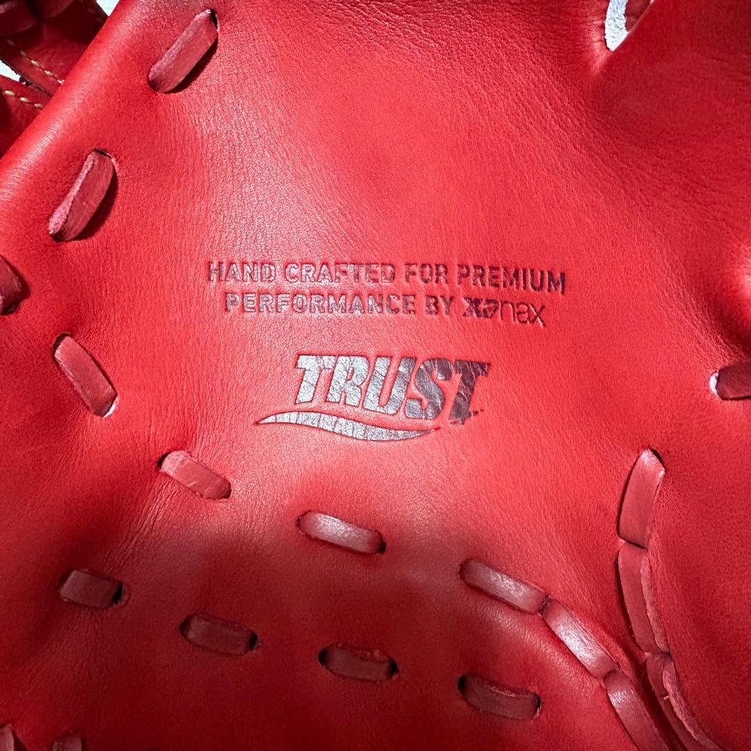 ザナックス　トラスト　軟式グローブ　オールラウンド　ワインブラウン