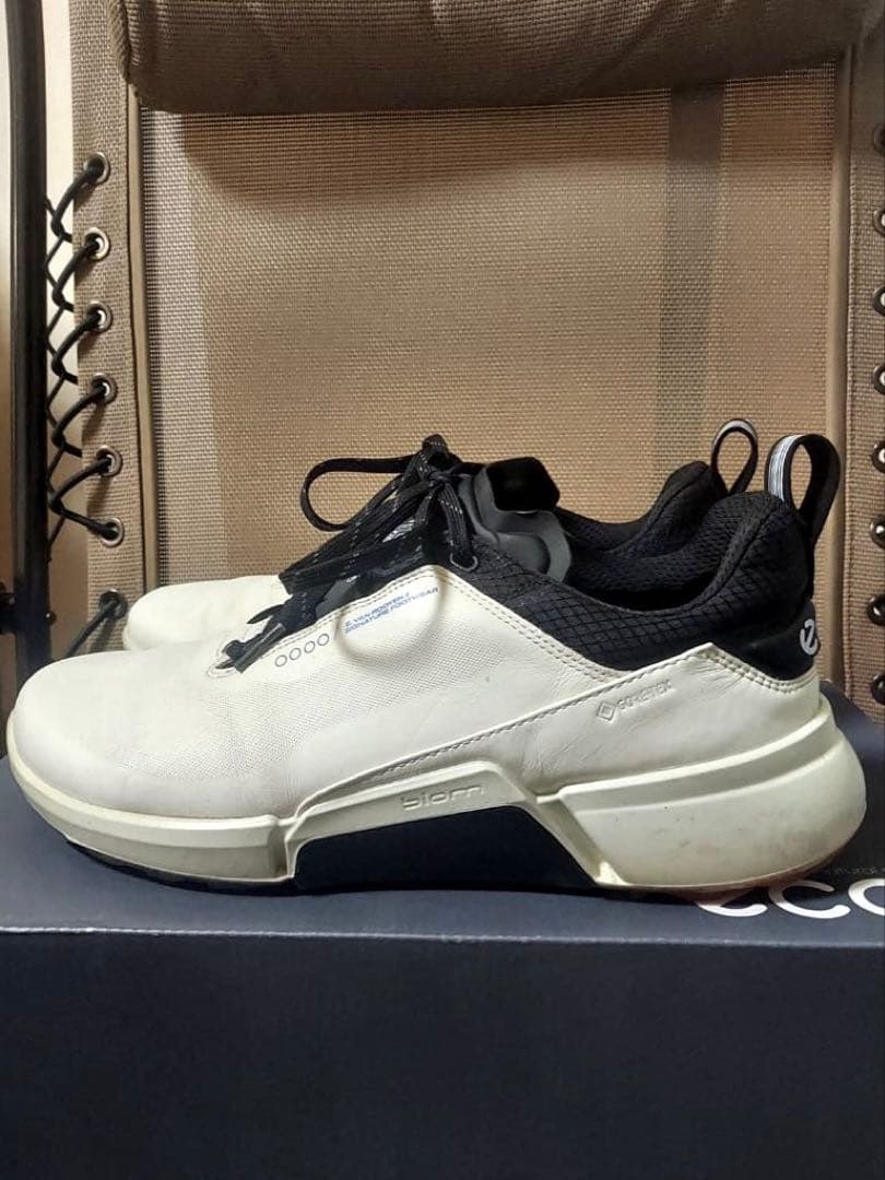 ECCO ゴルフシューズ ホワイト　40サイズ