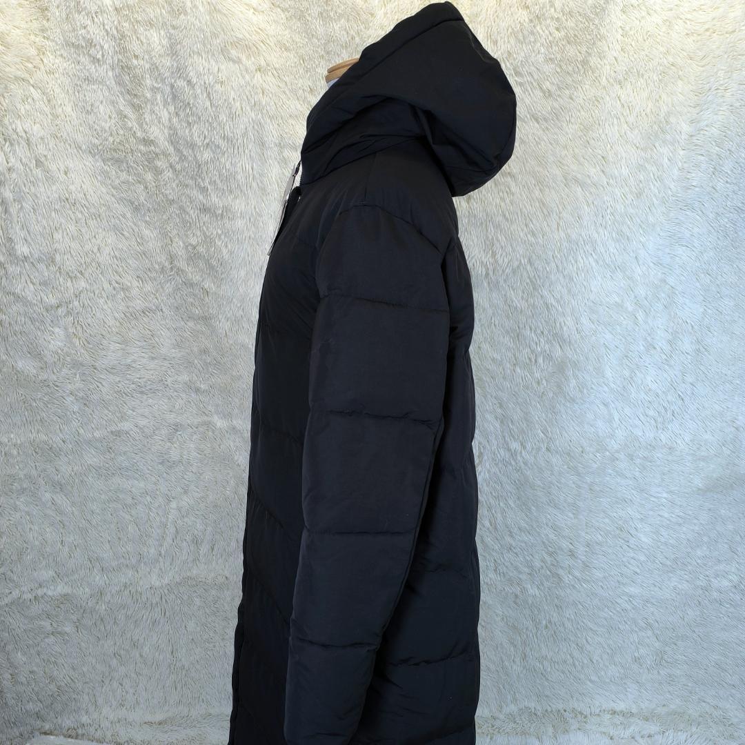 【新品タグ付き✨】ZARA　ザラ　ロング　ダウンコート　フード付　防風　防水　黒