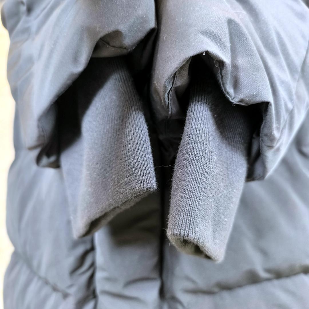 【新品タグ付き✨】ZARA　ザラ　ロング　ダウンコート　フード付　防風　防水　黒