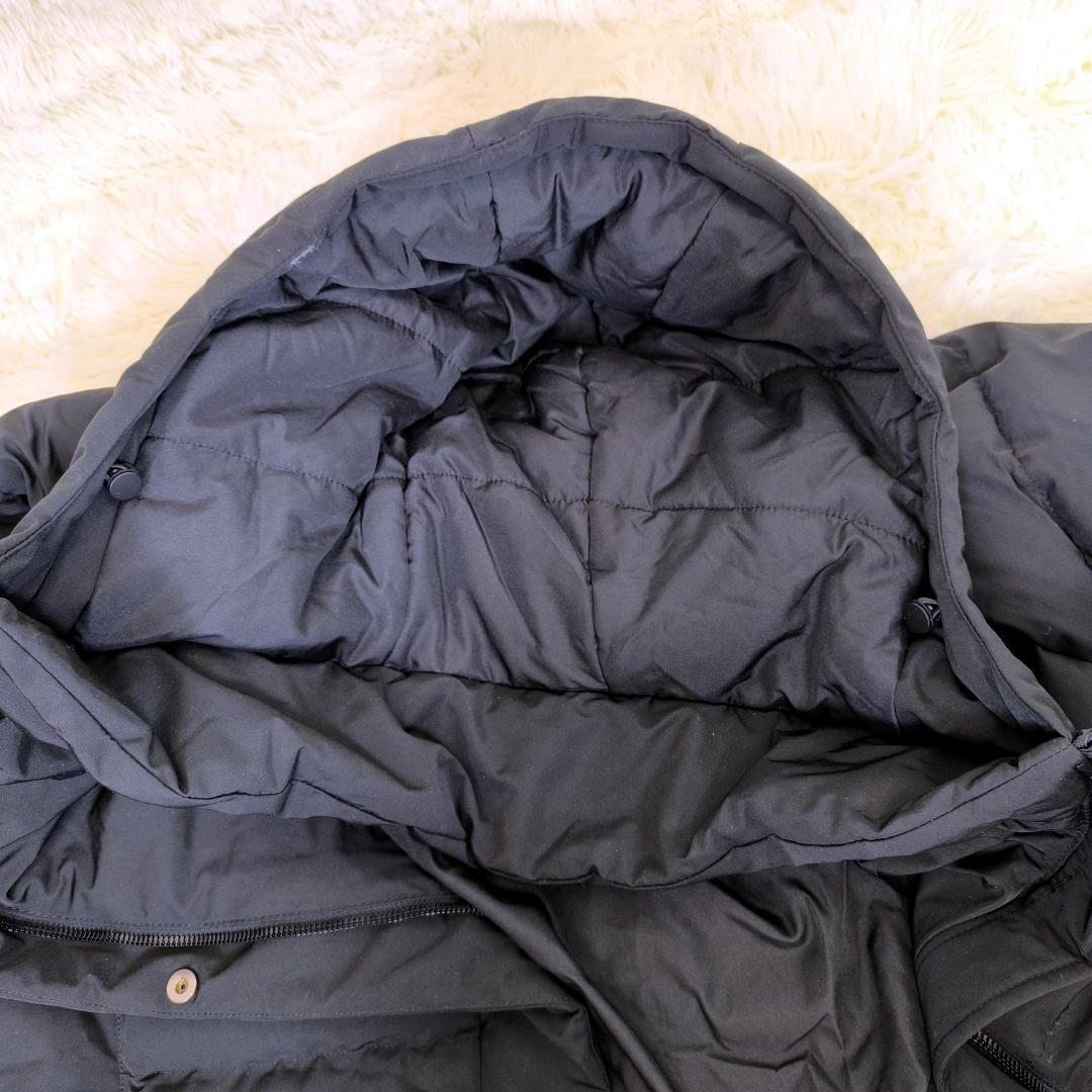 【新品タグ付き✨】ZARA　ザラ　ロング　ダウンコート　フード付　防風　防水　黒