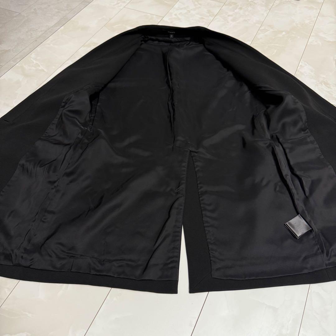 【theory】Synthetic Crepe Fluid Jacket 黒