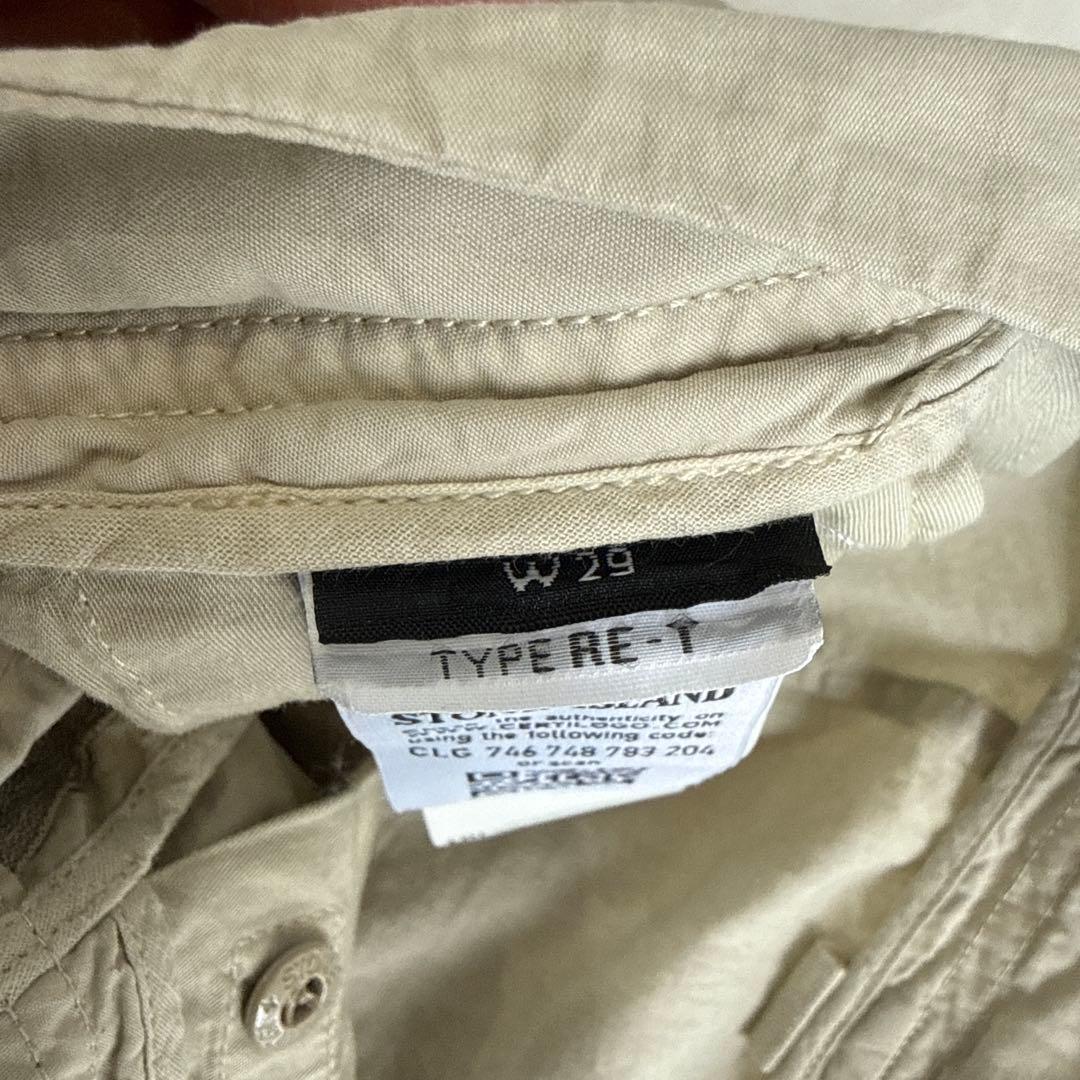 STONE  カーゴパンツ　W29 ベージュ