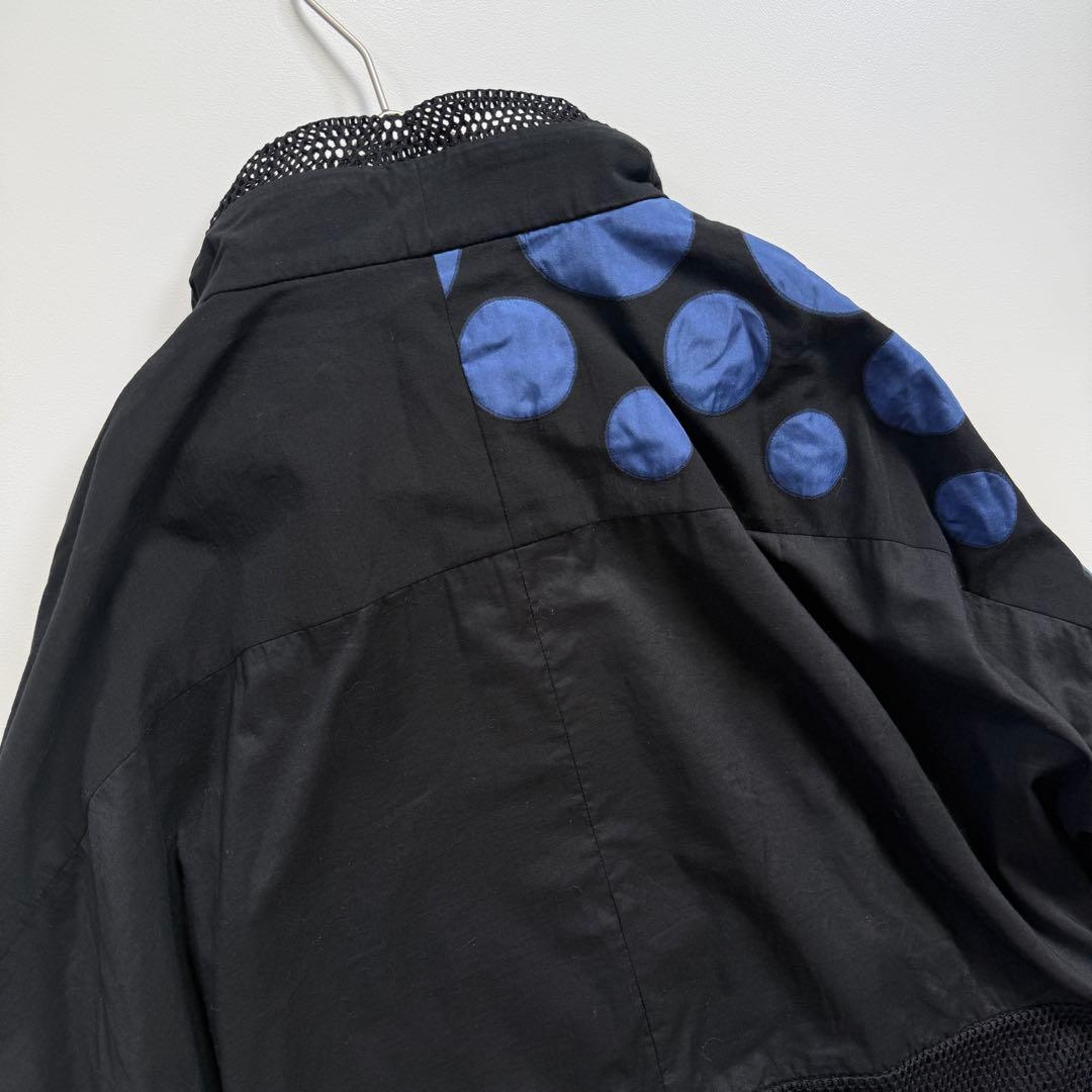 新品✨ エイココンドウ ドット柄 メッシュ切替 ダブルジップ ブルゾン 40
