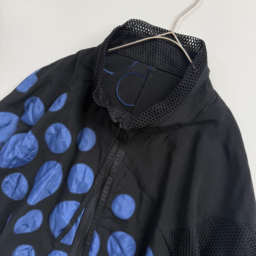新品✨ エイココンドウ ドット柄 メッシュ切替 ダブルジップ ブルゾン 40