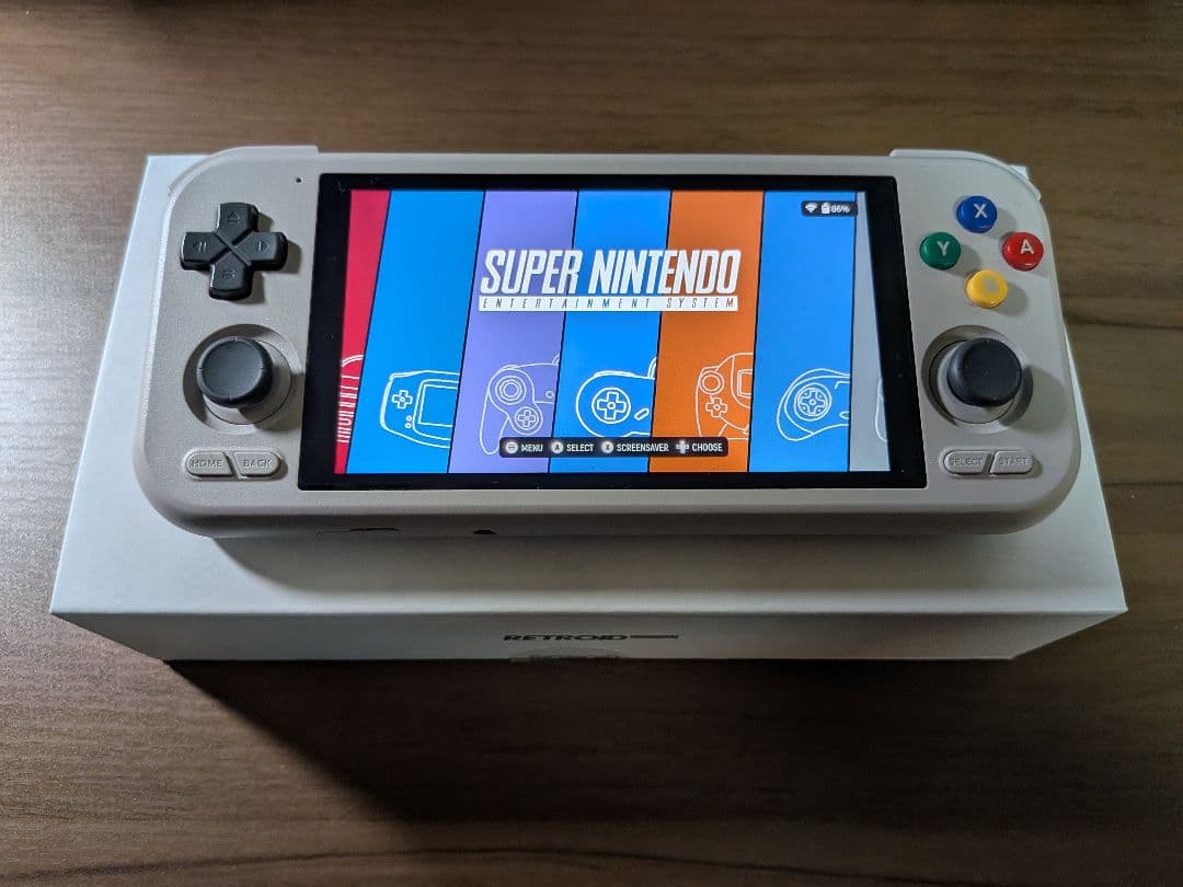 RETROID Pocket 4 Pro 箱とフィルム付き