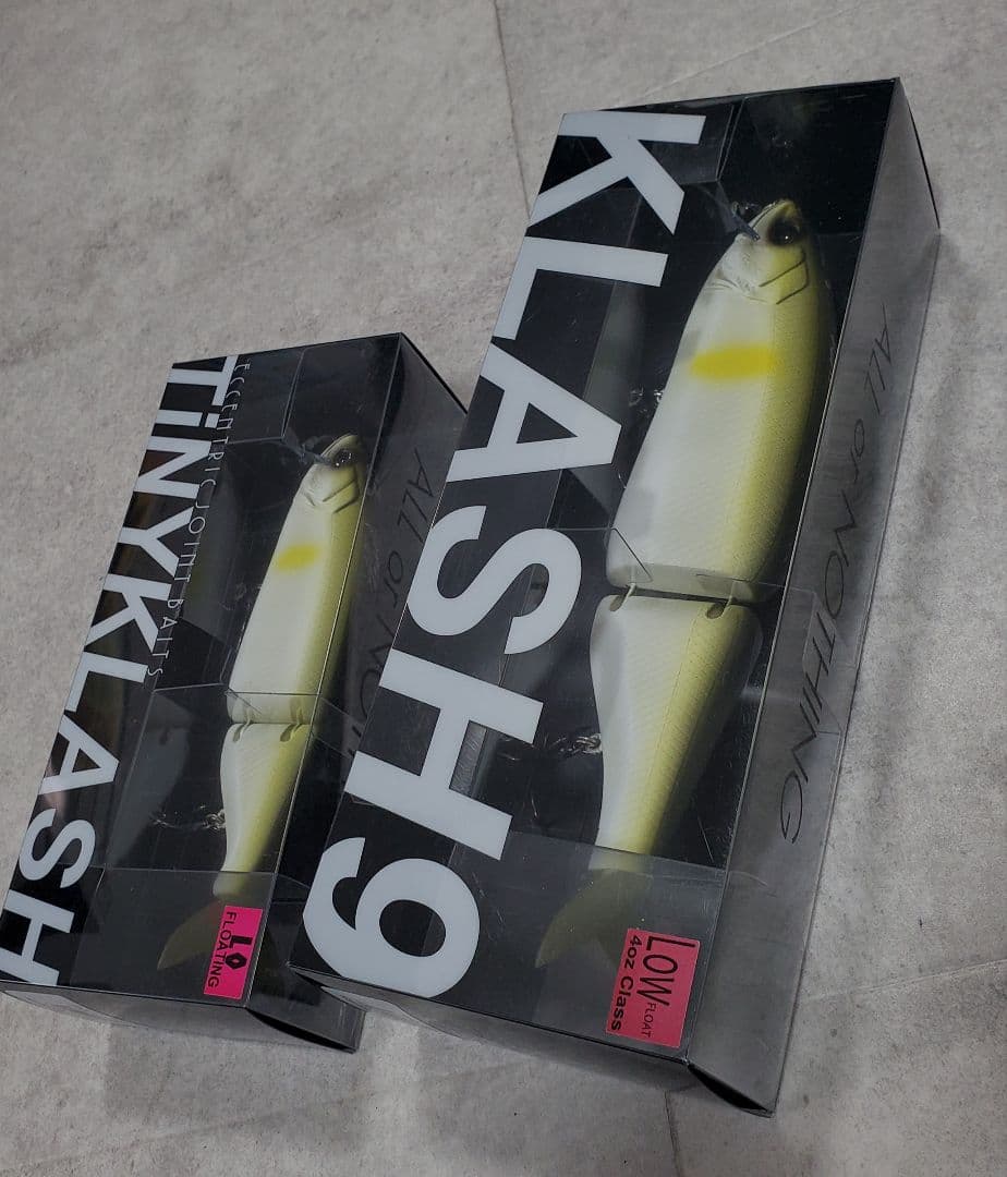 タイニークラッシュ　クラッシュ9　セット88bassboat マットパールアユ3