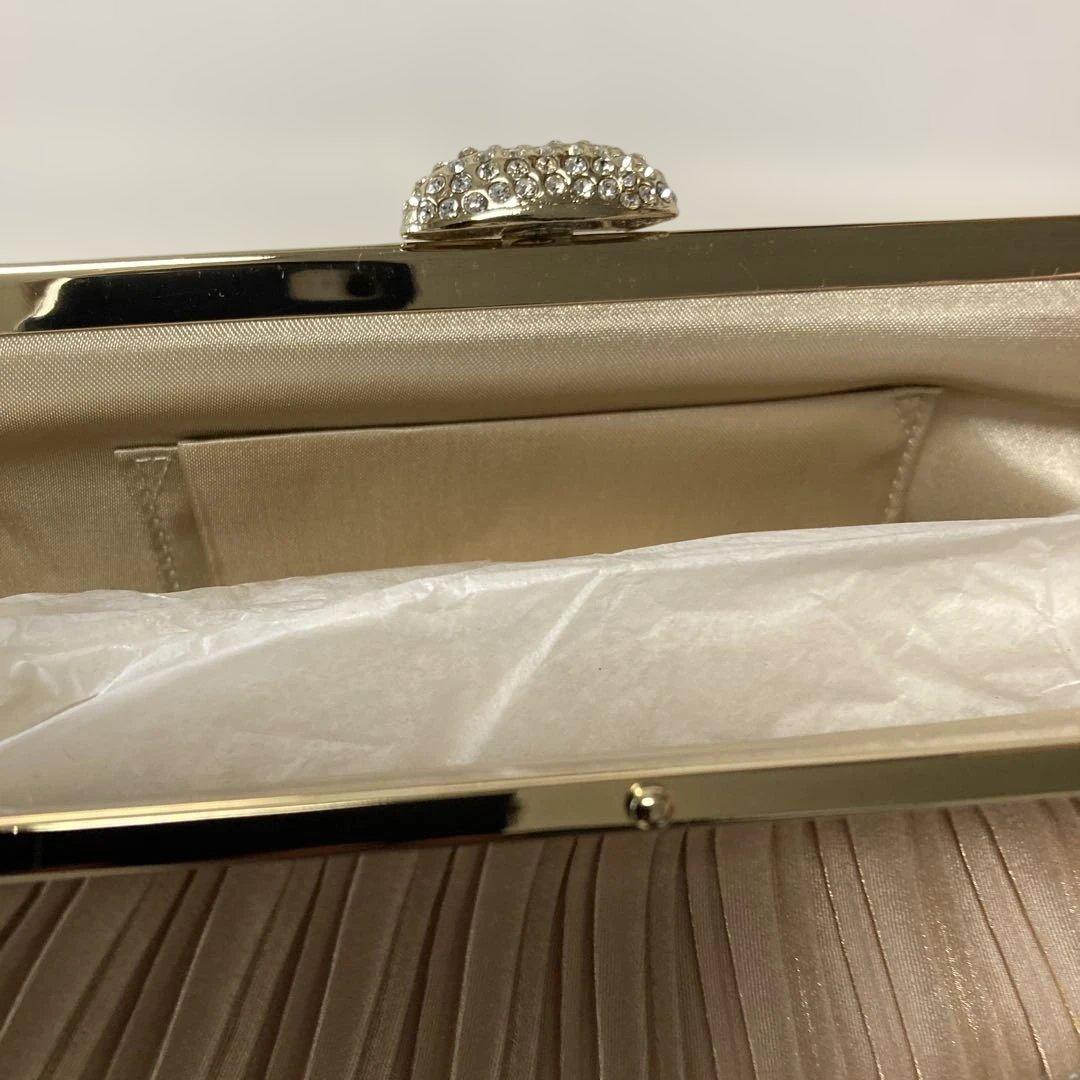 東京IGINピンクベージュ フォーマルバッグ