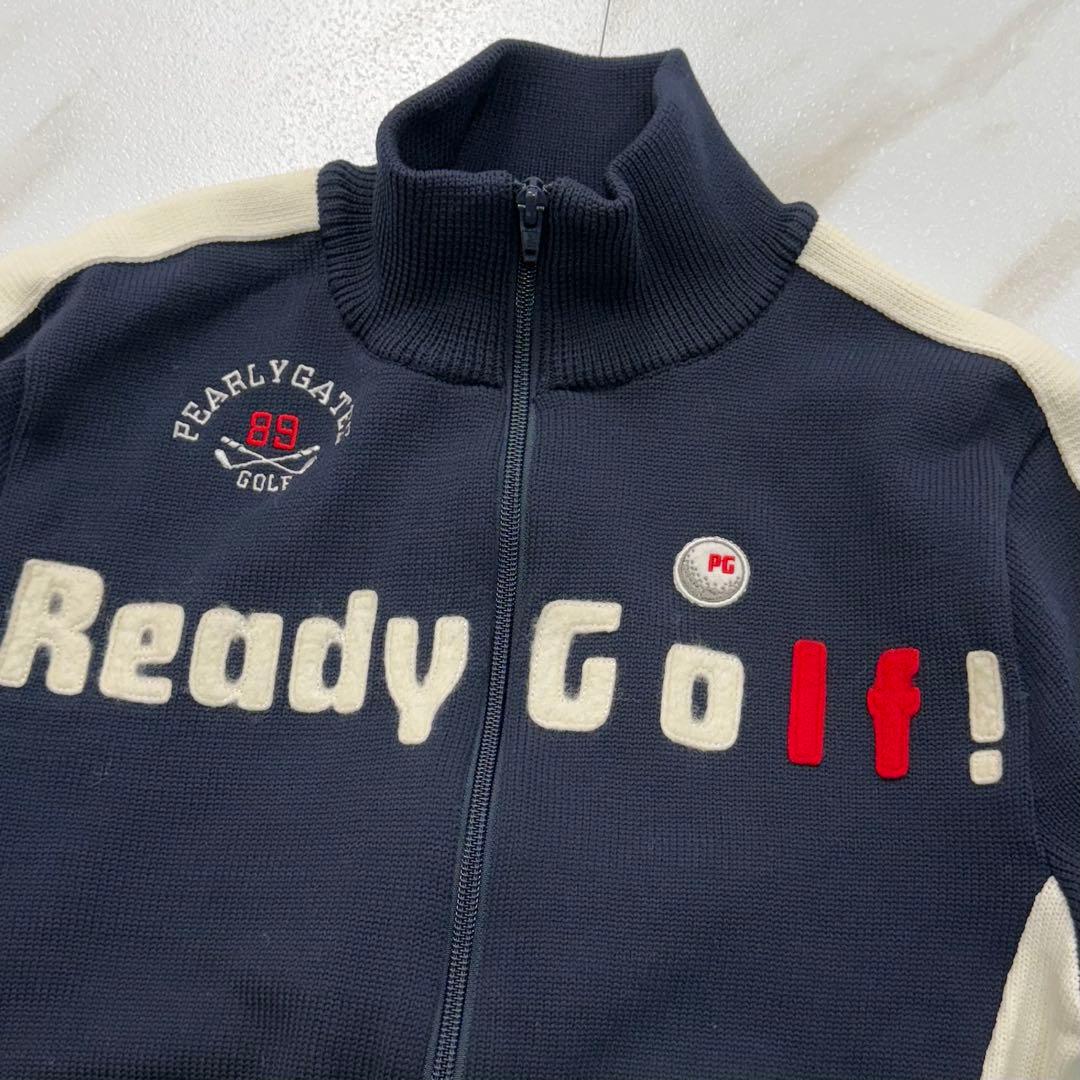 PEARLY GATES ドライバーズニット 刺繍ロゴ ゴルフ メンズ M