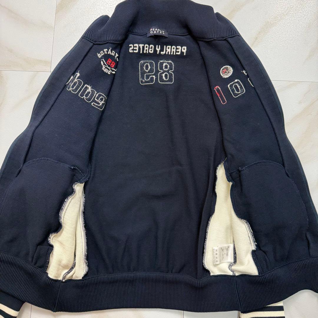 PEARLY GATES ドライバーズニット 刺繍ロゴ ゴルフ メンズ M