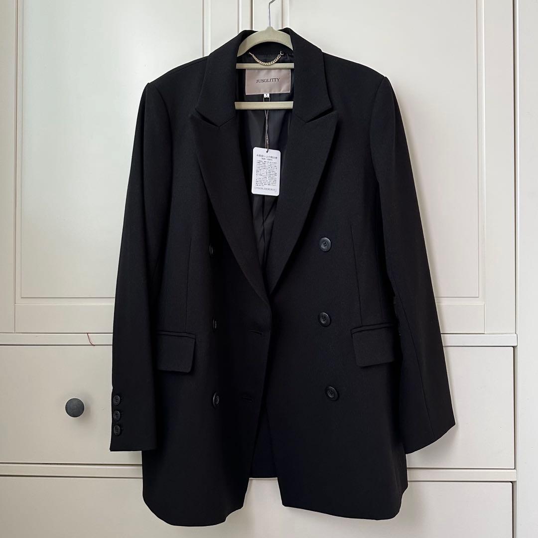 ジャスグリッティー 新品未使用 ジャケット黒 1