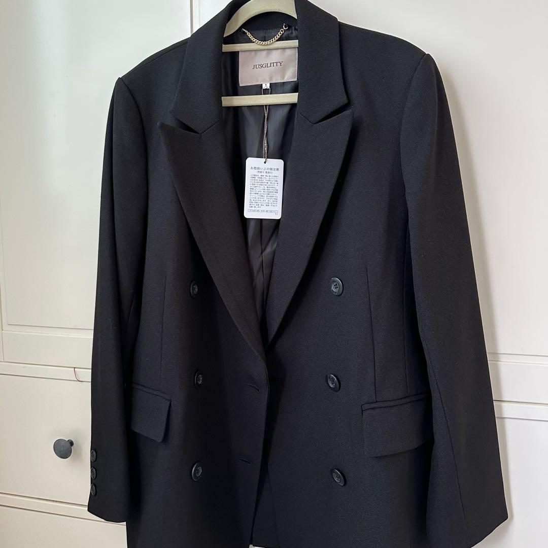 ジャスグリッティー 新品未使用 ジャケット黒 1