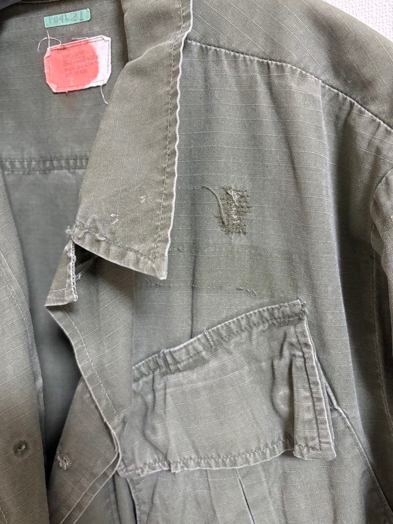 ジャケット・アウター 1969s U.S.ARMY jungle fatigue jacket
