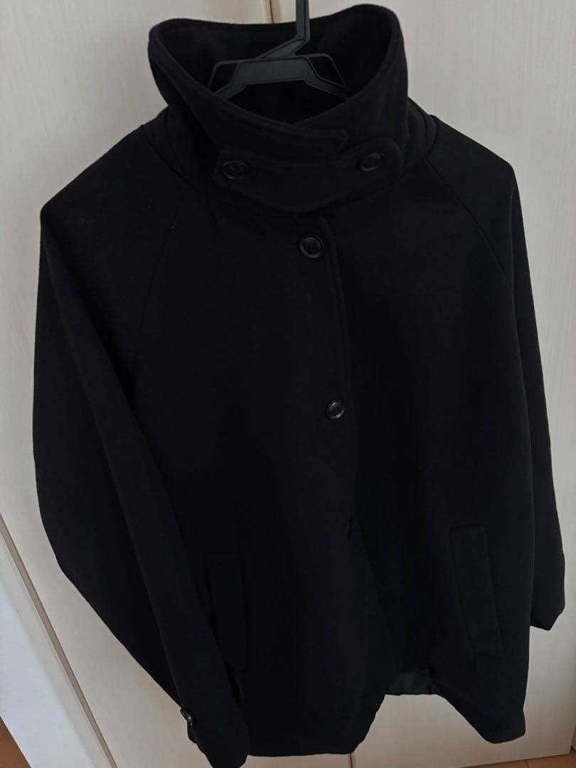 flaner ステンカラーコート　ブラック　M