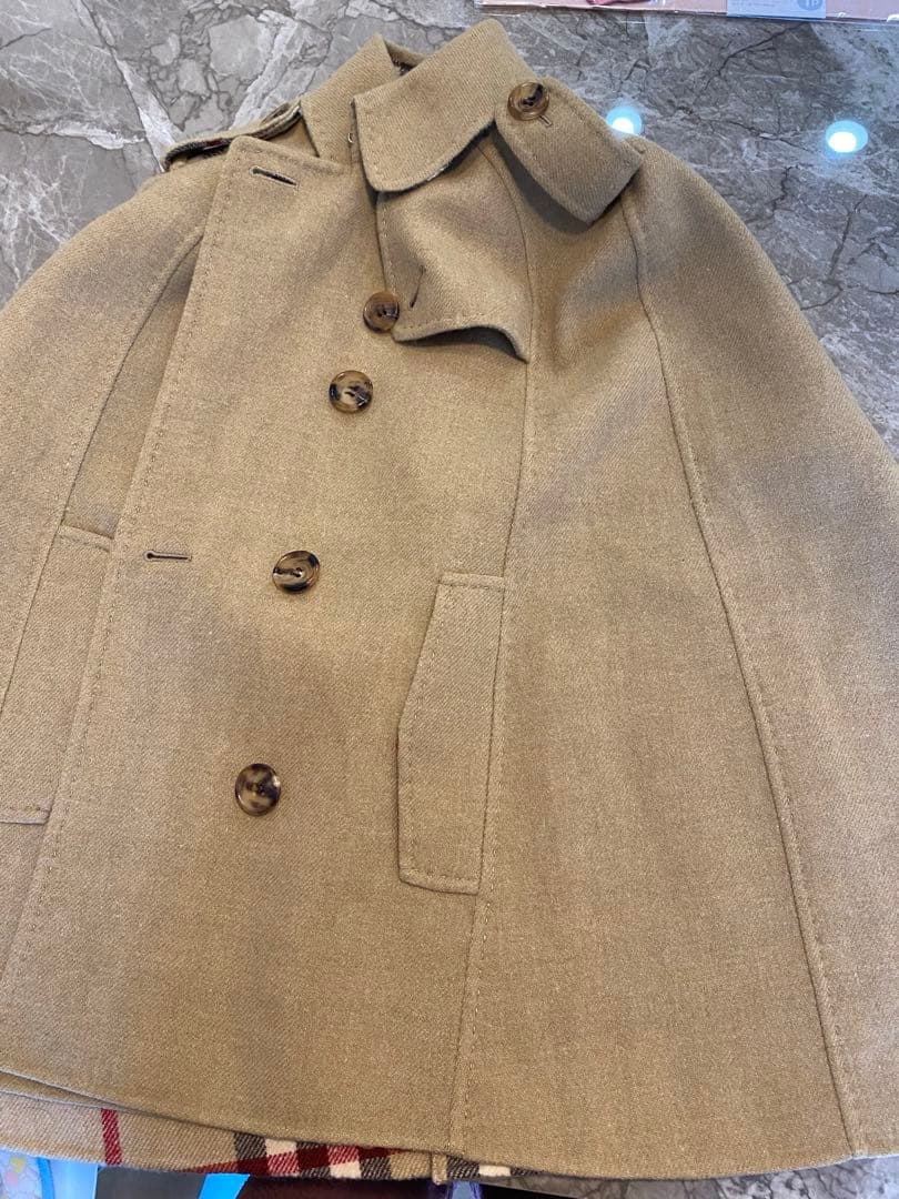 flim　Burberry ベージュ ケープコート