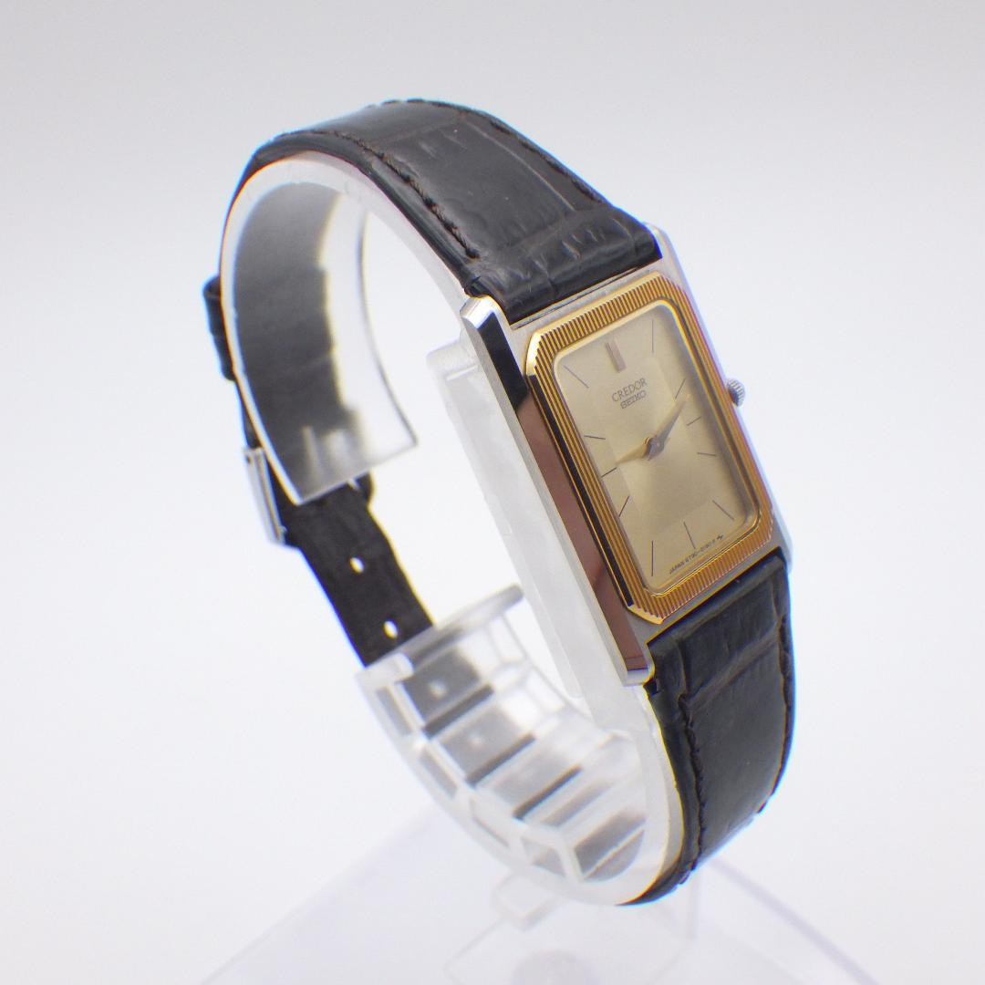 稼働 セイコー クレドール 6730-5100 14金 レディース 腕時計