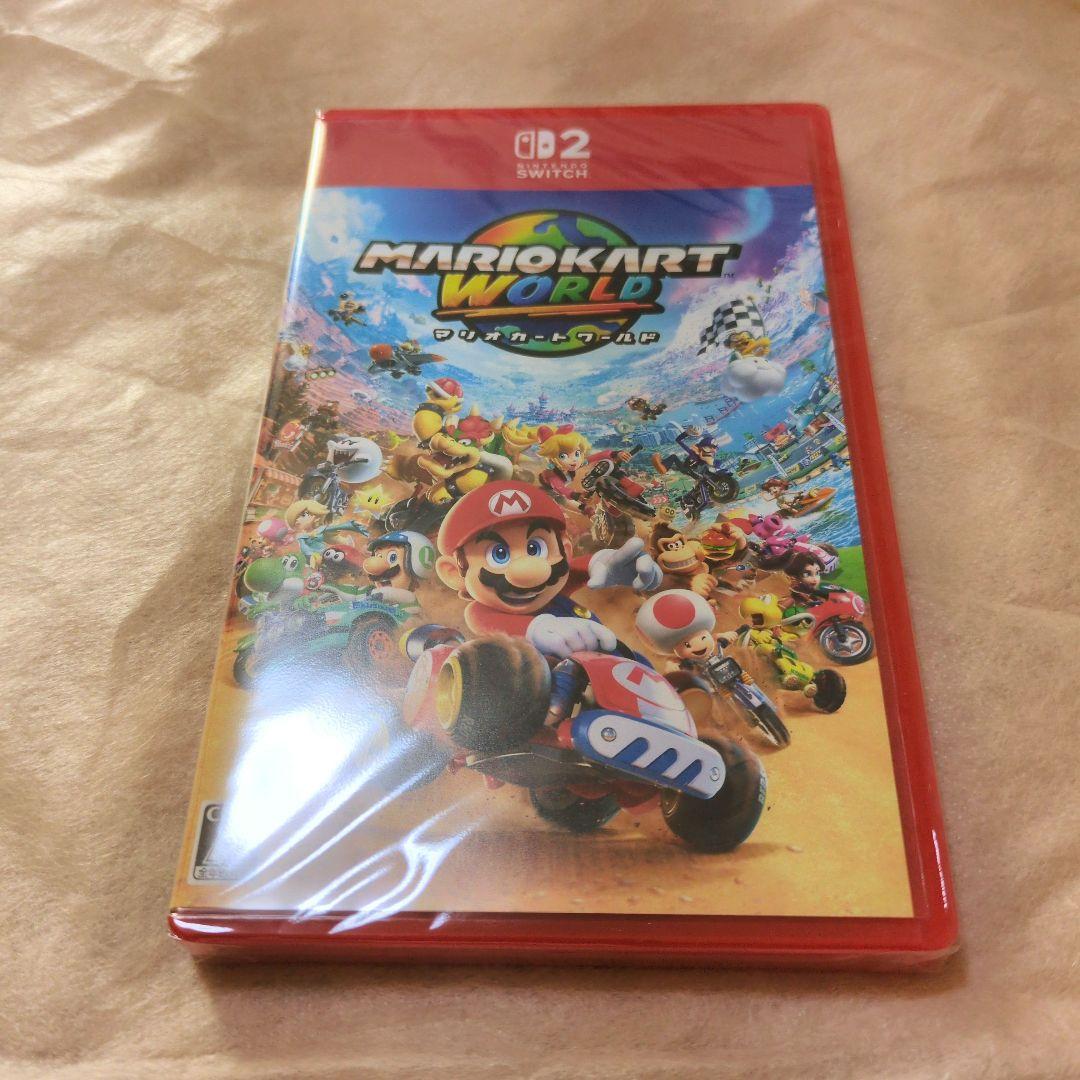 新品未開封 マリオカートワールドのソフト NintendoSwitch2